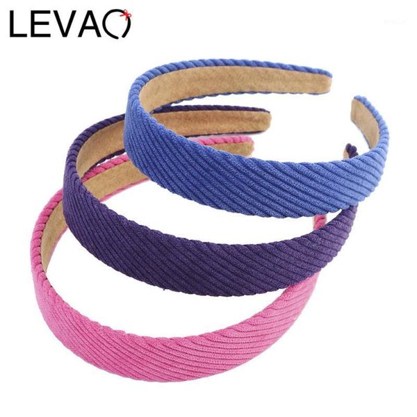 

retro style corduroy headbands for women knitting candy colors bezel elegant lady vintage accessories hair bands1