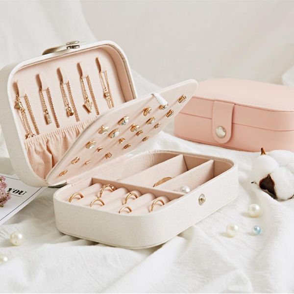 

portable makeup organizer storage box make up cosmetic organizers saving space deskdrawers type boxes & bins
