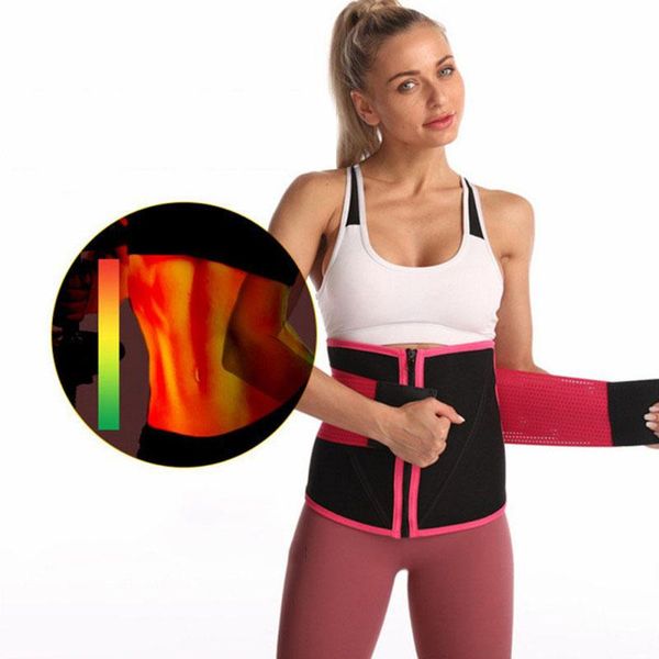 

waist support women body shaper belt neoprene trainer slimming sheath belly reducing tummy sweat shapewear workout corset, Black;gray