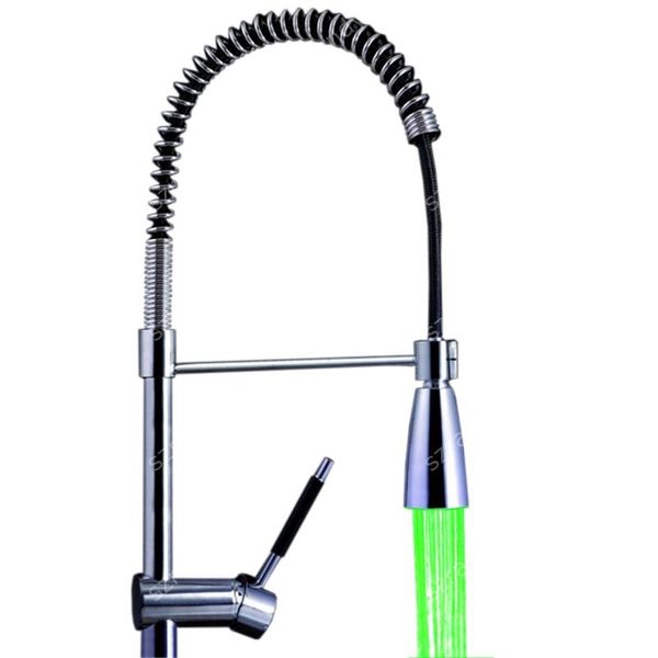 

other faucets, showers & accs 20mm single green light color water flow abs faucet light---promotion gift set
