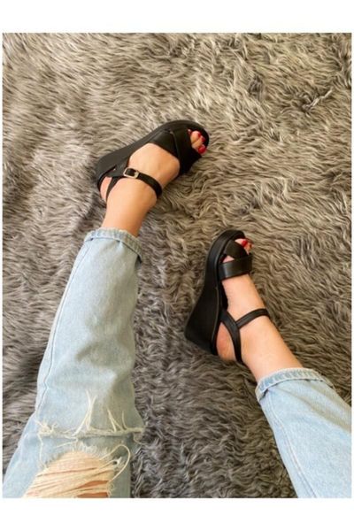 

sandals women's black leather