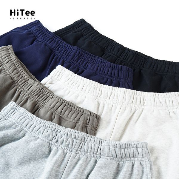 

350g winter sweat pant cotton terry men's sweatpants casual pants, Black