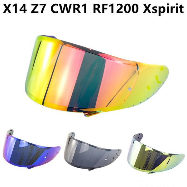 

motorcycle helmets helmet visor for shoei x14 z7 cwr1 rf1200 xspirit lens shield windshield accessories