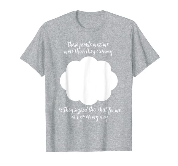 

Farewell Coworker Friend Going Away Gift Signature T-shirt, Mainly pictures