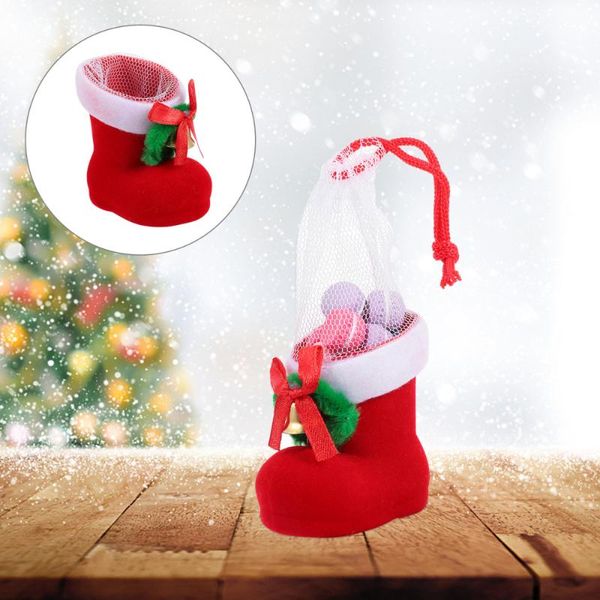 

christmas decorations 12pcs reusable candy gift boxes sweets storage bags (small)