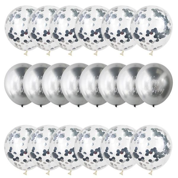 

factory outlet christmas decoration party decoration 20pcs/set metal and confetti ballons kids birth day parties b nb8m