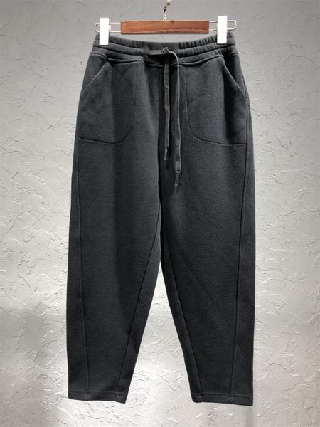

women's pants & capris women 2021 autumn black ribbed tapered, Black;white