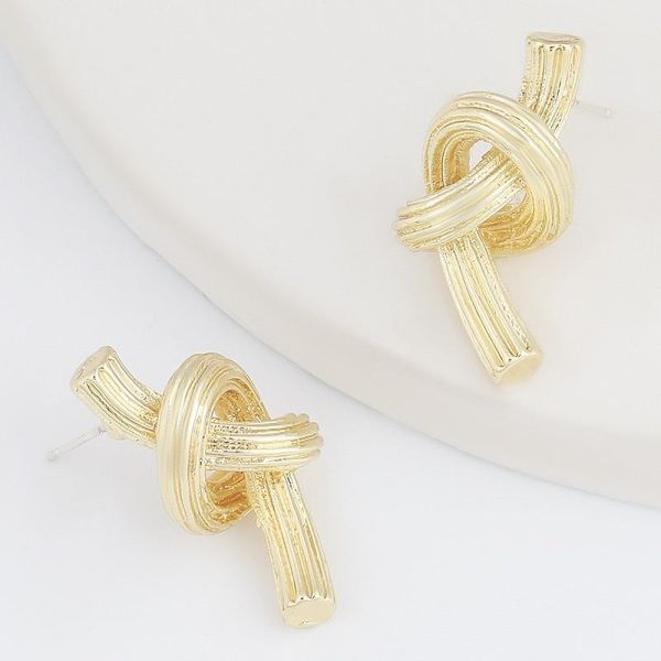 

dangle & chandelier find me creative alloy earrings irregular texture for women fashion jewelry accessories, Silver