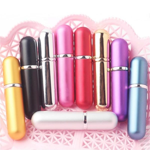 

storage bottles & jars 50% 5ml portable mini refillable perfume bottle with spray scent pump empty cosmetic containers atomizer