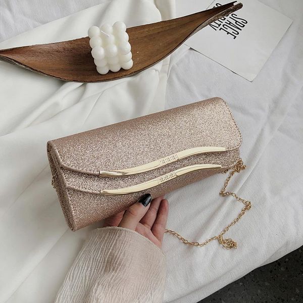 

simple casual day clutches fashion women chain shoulder bags evening