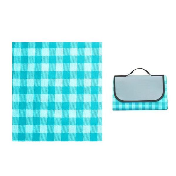 

outdoor pads picnic mat moisture-proof thickened oxford cloth lattice waterproof outing portable pad