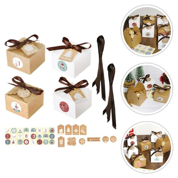 

gift wrap 24 sets xmas candy box diy party decor boxes packing cases storage