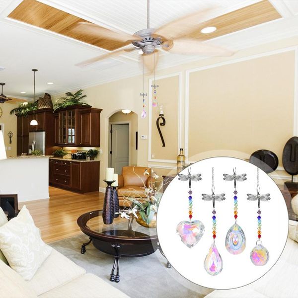 

chandelier crystal 4pcs dazzling ceiling fan chain decorative hanging accessories