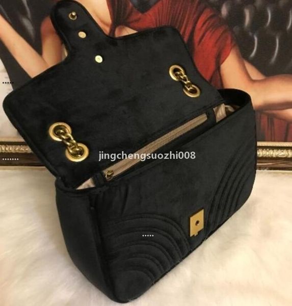 

gglvlouisvuttonÂ yslvitton fashion shoulders bags women suede velvet chain crossbody bag handbags handbag #987