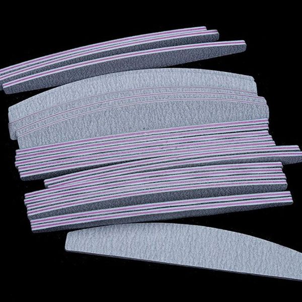 

nail files 5pcs/set art tool sanding buffer block pedicure manicure buffing polish beauty tools professional grey boat