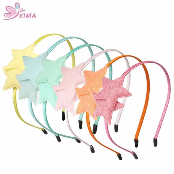 

retail korean cute star hair accessories girls hairband birthday headband gift headwear party, Slivery;white