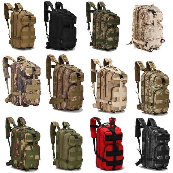 

outdoor bags 25l tactical backpack 3p combat army sports bag rucksack women men camping hiking climbing molle