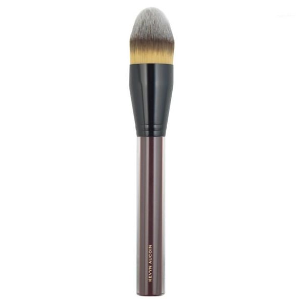 

kevyn aucoin professional makeup brushes the foundation brush make up concealer contour cream kit pinceis maquiagem1