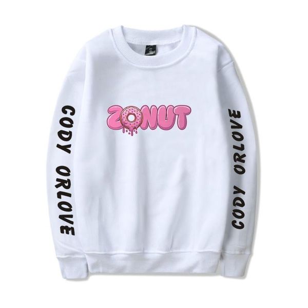 

cody orlove spring o-neck hoodie letter pattern printed harajuku comfortable cotton men's hoodies & sweatshirts, Black