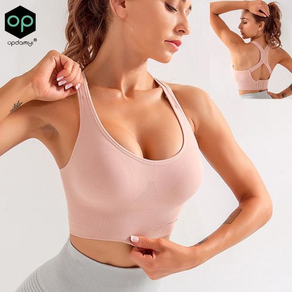 

gym clothing vest-style breasted adjustable sports underwear ladies quick-drying shockproof plastic chest yoga running fitness bra, White;black