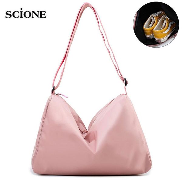 

outdoor bags yoga mat gym tas for shoes fitness sac de sport sports bag women men training gymtas bolsa handbags pink 2021 pouch xa656wa
