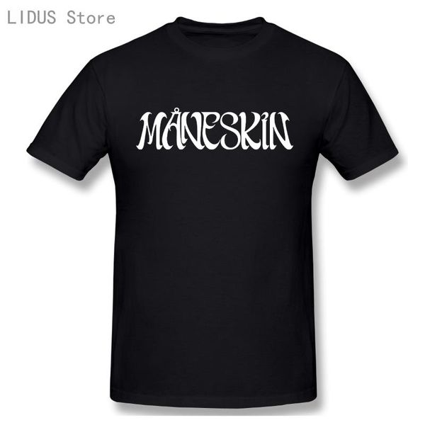 

men's t-shirts maneskin t shirt summer fashion men casual kawaii cotton t-shirt male harajuku tee vintage tshirt gift, White;black