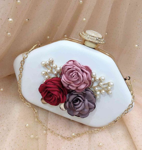 

exquisite flower banquet bag fashion handbag dress portable mini hd031276