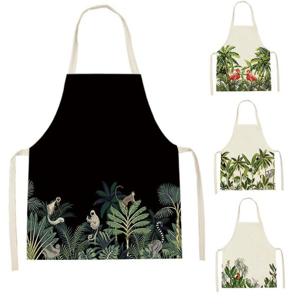 

aprons wql1449 kitchen for women linen bibs household cleaning apron home waterproof chefs cooking baking child