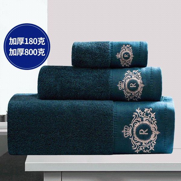 Toalha Banho de algodão puro 80x160 Adulto espessado absorvente elão de beleza toalhas de banheiro de salão de beleza