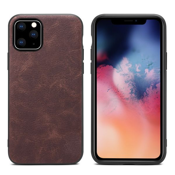 Custodia per telefono in pelle retrò Custodia protettiva anti-autunno glassata per iPhone 13 12 Mini 11 Pro X XS Max XR 8 7 6S Plus Samsung Galaxy S21 S21FE