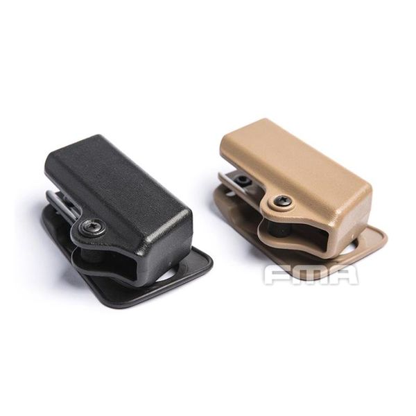

cycling helmets fma tactical universal quick release g17 single mag pouch belt clip magazine bk/de