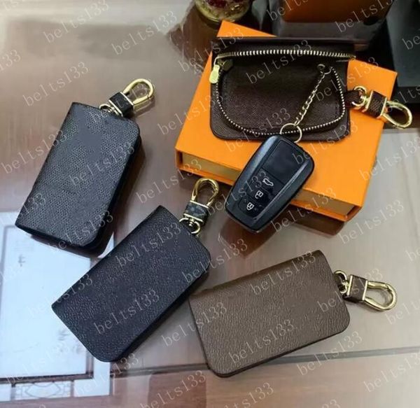

2022 key buckle bag lovers car keychain handmade leather keychains fashion brown man woman purse bags pendant accessories#lqb01, Silver
