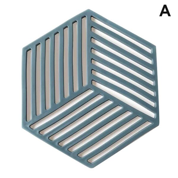 

mats & pads cup holder coasters anti-scalding hollowed out heat resistant rubber mat non-slip pot table placemat ja55