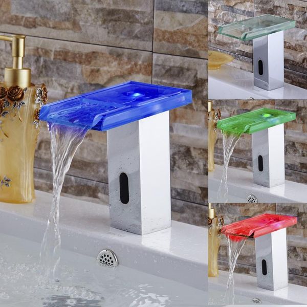 

bathroom sink faucets recommend the personality led dream color change faucet intelligent induction of cold water outlet1