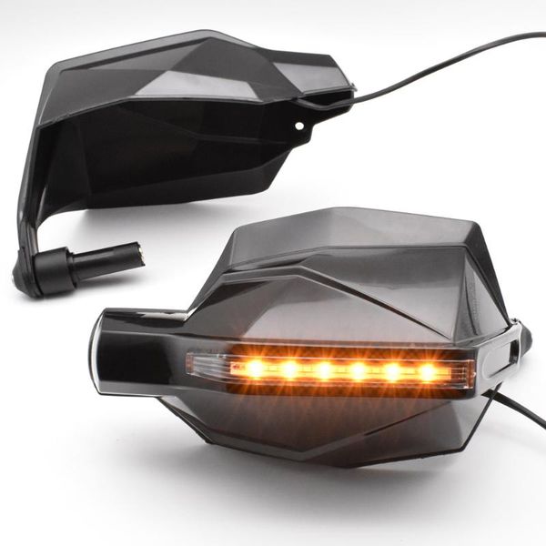 

motorcycle handguards windproof proguard system guard gear signal lamp for aprilia capanord 1200 etv1000 750 sl1000 rst1000 z800 atv parts