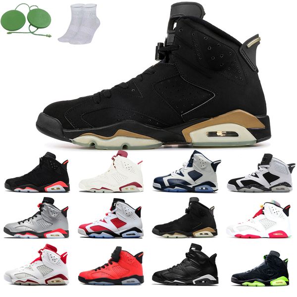

6s man basketball shoes fashion colors white infared unc tinker sport blue oreo olympic marron hare dmp carmine cat angry bull cool trainers