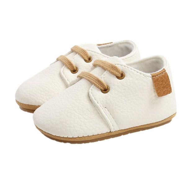 

first walkers baby infant boys girls pu walker shoes trendy leather soft crib non-slip born moccasins 0-18m