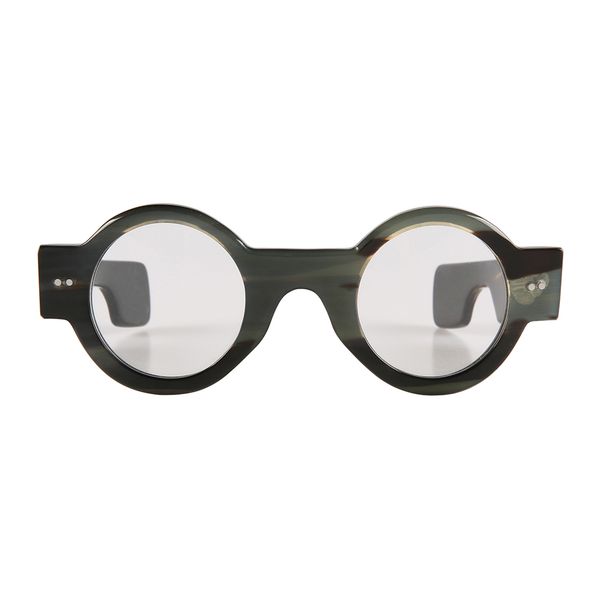 

luxury designer glasses unique handmade wide temple round natural horn sunglasses eyeglasses eyewear optical glasses frame gv6t ukyr, White;black