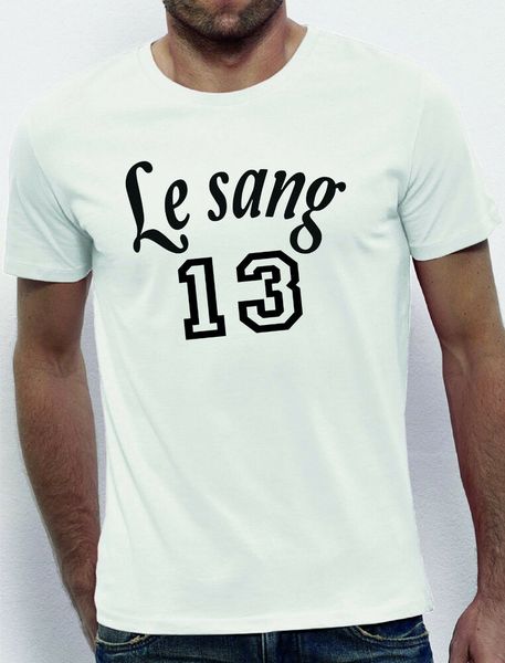 

mens t-shirt blood 13, White;black