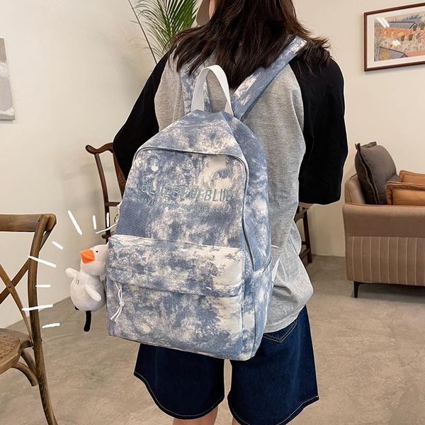 

backpack japan korean style travel canvas schoolbag women school bag for teenage girls rucksack
