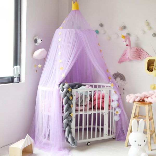 

children's room domed mosquito net bed mantle baby netting crib 7 pieces