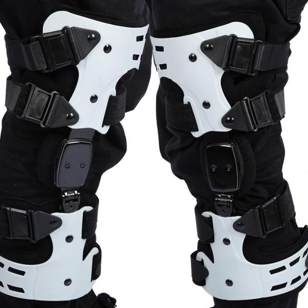 

elbow & knee pads outdoor fitness brace fixed support for bone arthritis pain posrative recovery adjustable sports safety, Black;gray
