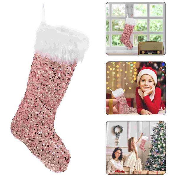 

christmas decorations 1pc party decoration pendant plush sock gift bag for home