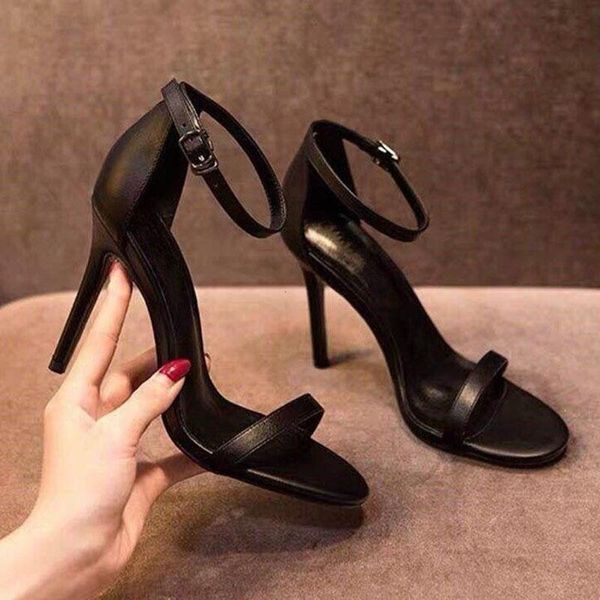 

women pumps shoes woman ankle strap peep toe heels sandals party wedding ladies high luxury black zapatos