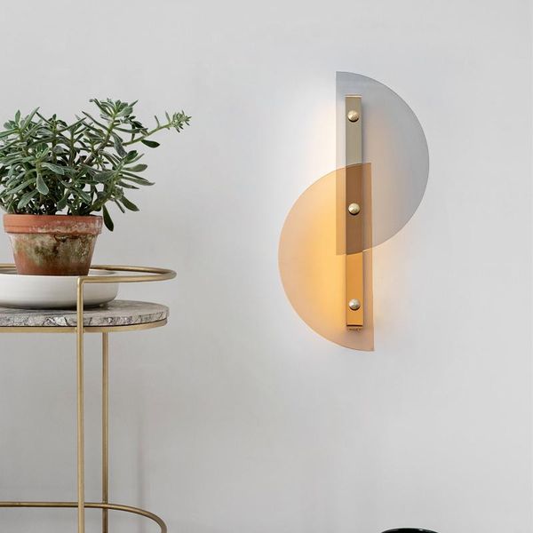 

modern living room decoration crystal luminaria mirror light bedroom dining lamp home deco wall lamps