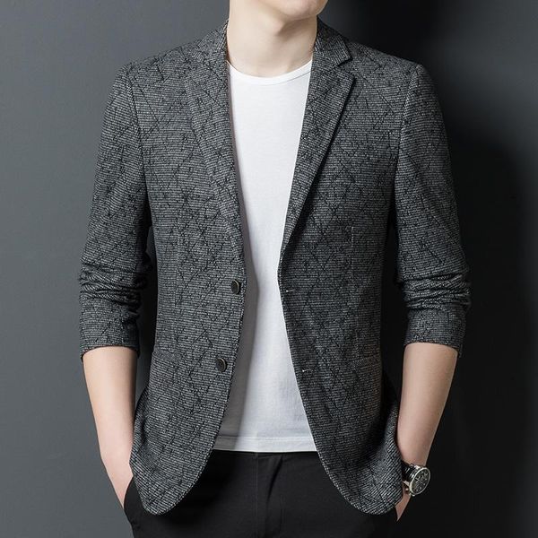 

men's suits & blazers arrival fashion spring and autumn suit coat men elastic casual single breasted plus size m  xl 2xl 3xl 4xl, White;black