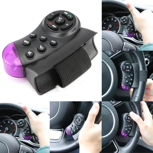 

remote controlers car steering wheel controller for mp5 media multimedia player dvd portable abs