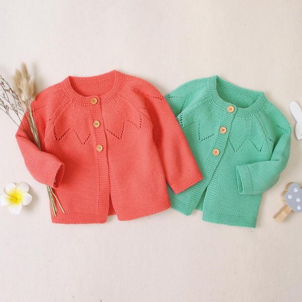 

pullover baby girl winter clothes boy sweater born cardigan crochet knit invierno wy4, Blue
