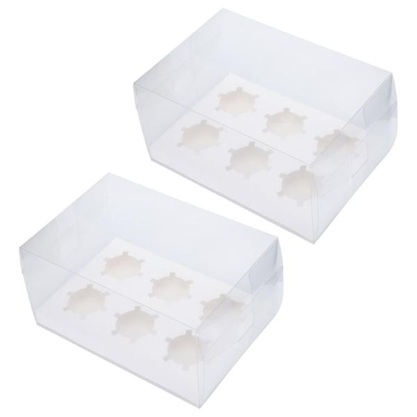 

gift wrap 2pcs paper cupcake boxes portable practical holders