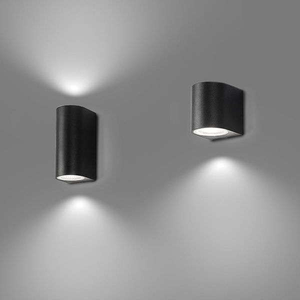 

modern outdoor waterproof ip65 led up and down double head wall lamp lighting porch garden light sconce decorative lamps